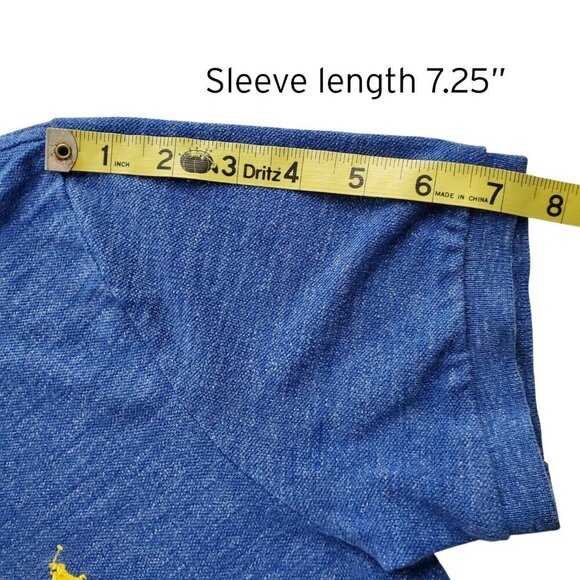 Polo Ralph Lauren Slim Fit 100% Cotton Polo Shirt Royal Blue Size M - Picture 11 of 11